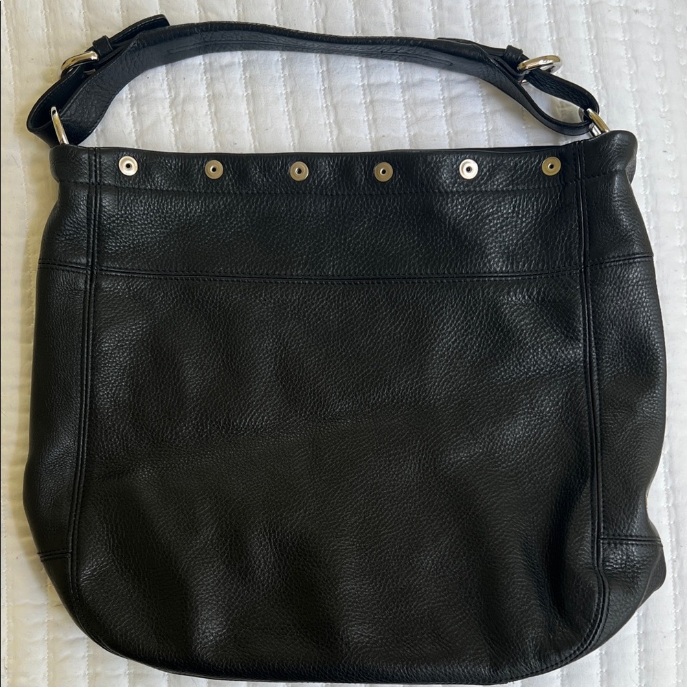 FURLA FRIEZE SNAP LEATHER BAG